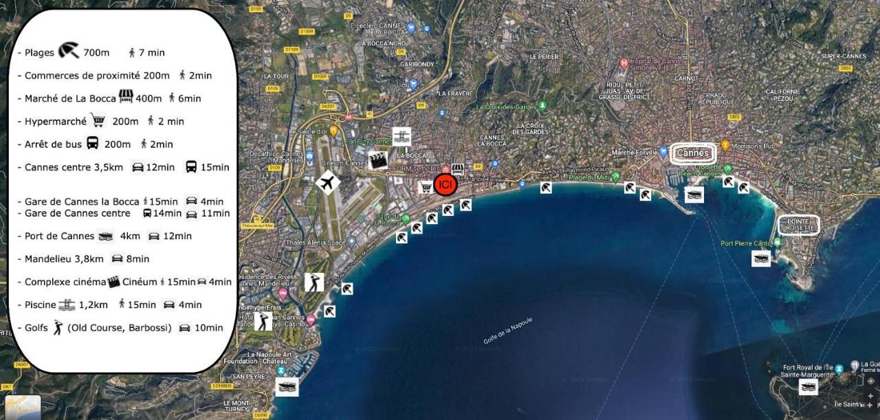 Cannes, Mer A 500 M, Maison Rare Buitenkant foto